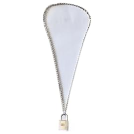 Hermès-Hermès Kelly Cadenas necklace and pendant-Silver hardware