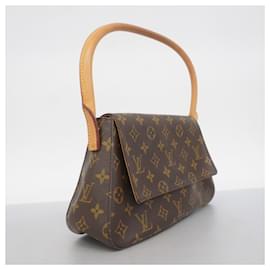 Louis Vuitton-Louis Vuitton Monogram Mini Looping Shoulder Bag-Brown