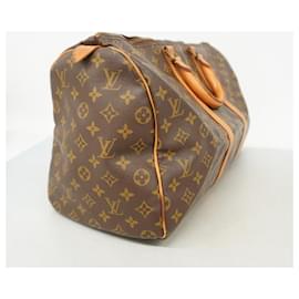 Louis Vuitton-Louis Vuitton Monogram Keepall 45 Boston Bag-Brown