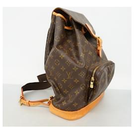 Louis Vuitton-Louis Vuitton Monogram Montsouris GM Backpack-Brown