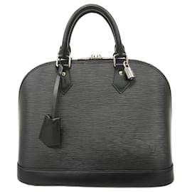 Louis Vuitton-Louis Vuitton Epi Alma PM Handbag-Black
