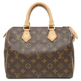 Louis Vuitton-Louis Vuitton Monogram Speedy 25cm Boston Bag-Brown,Monogram
