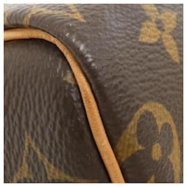 Louis Vuitton-Louis Vuitton Monogram Speedy 25cm Boston Bag-Brown,Monogram