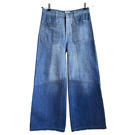 Jeans bootcut Christian Dior azul de algodón Azul