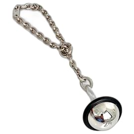 Hermès-Rare Hermès Keychain Silver 925-Silvery