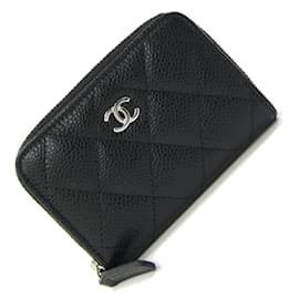 Chanel-Chanel Coin Case Matelasse AP0216-Black