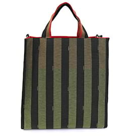 Fendi-Fendi Hand Tote Bag-Black,Red,Khaki