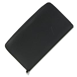Louis Vuitton-Louis Vuitton Taiga Leather Long Wallet-Black,Grey