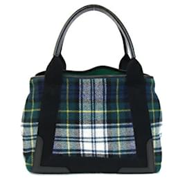 Balenciaga-Sac à main Balenciaga Cabas Navy 339933-Noir,Vert