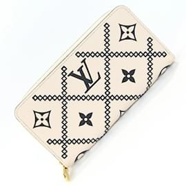 Louis Vuitton-Louis Vuitton Monogram Empreinte Long Wallet-Cream