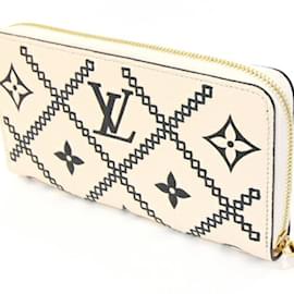 Louis Vuitton-Louis Vuitton Monogram Empreinte Long Wallet-Cream