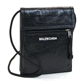 Balenciaga-Sac à épaule Explorer de Balenciaga-Noir