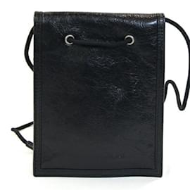 Balenciaga-Sac à épaule Explorer de Balenciaga-Noir