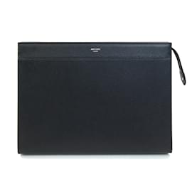 Jimmy Choo-Pochette en cuir noir Jimmy Choo-Noir