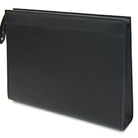 Jimmy Choo-Pochette en cuir noir Jimmy Choo-Noir