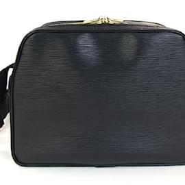 Louis Vuitton-Sac à épaule en cuir Epi Louis Vuitton-Noir