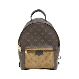 Louis Vuitton-Louis Vuitton Monogram Reverse Palm Springs Backpack-Brown,Monogram
