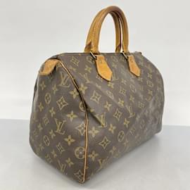 Louis Vuitton-Louis Vuitton Monogram Speedy 30 Handbag-Brown