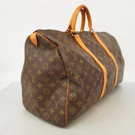 Louis Vuitton-Louis Vuitton Monogram Keepall 50 Boston Bag-Brown