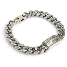 Fendi-Fendi Silver Charm Bracelet-Silvery
