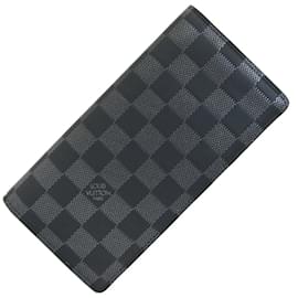 Louis Vuitton-Louis Vuitton Bi-fold Long Wallet-Other,Damier ebene