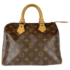 Louis Vuitton-Louis Vuitton Monogram Speedy 25 Handbag-Brown,Monogram