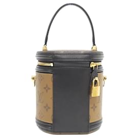 Louis Vuitton-Louis Vuitton Monogram Reverse Cannes Handbag-Brown,Monogram