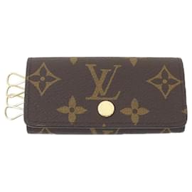 Louis Vuitton-Louis Vuitton Monogram Multicle M69517 Key Case-Brown,Monogram