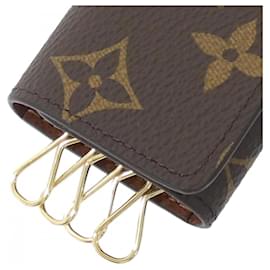 Louis Vuitton-Louis Vuitton Monogram Multicle M69517 Key Case-Brown,Monogram