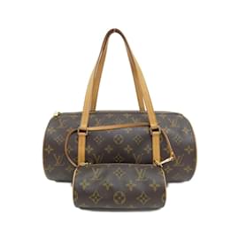 Louis Vuitton-Louis Vuitton Monogram Papillon Handbag-Brown,Monogram