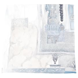 Louis Vuitton-Écharpe parisienne Louis Vuitton du 19ème siècle-Bleu