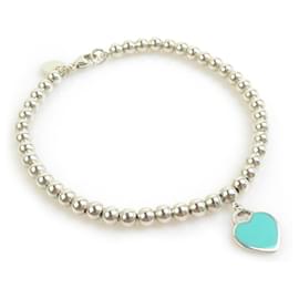 Tiffany & Co-Pulseira charm Tiffany & Co.-Prata,Azul