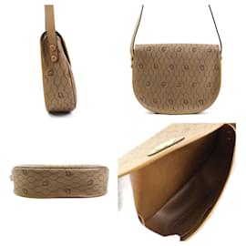 Christian Dior-Christian Dior Light Brown Leather Shoulder Bag-Light brown