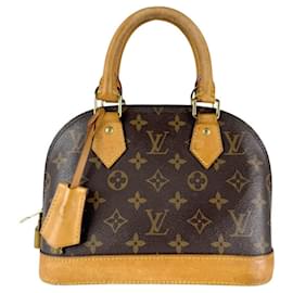 Louis Vuitton-Louis Vuitton Monogram Alma BB Handbag-Brown