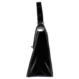 Chanel-Chanel Black Leather Handbag-Black