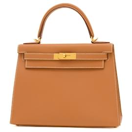 Hermès-Hermès Kelly 28-Golden