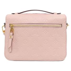 Louis Vuitton-Louis Vuitton Monogram Empreinte Pochette Metis Handbag-Pink