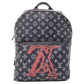 Louis Vuitton-Louis Vuitton Monogram Ink Apollo Backpack-Red,Blue