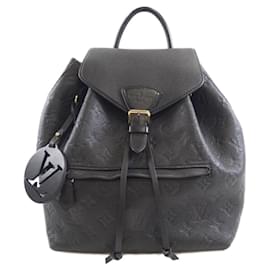 Louis Vuitton-Louis Vuitton Monogram Empreinte Montsouris PM Backpack-Black
