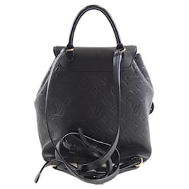 Louis Vuitton-Louis Vuitton Monogram Empreinte Montsouris PM Backpack-Black