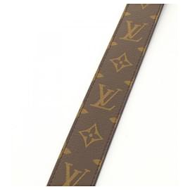 Louis Vuitton-Louis Vuitton Monogram Shoulder Strap-Brown,Black