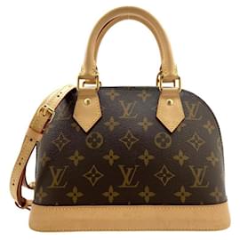 Louis Vuitton-Louis Vuitton Monogram Alma BB Shoulder Bag-Brown,Monogram