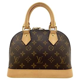 Louis Vuitton-Louis Vuitton Monogram Alma BB Shoulder Bag-Brown,Monogram