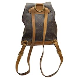 Louis Vuitton-Louis Vuitton Montsouris MM Monogram Backpack-Brown,Monogram