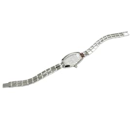 Cartier-Cartier Mini Tonneau Lanieres WJ2002W3 White Gold Diamond Wristwatch-Other