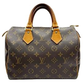 Louis Vuitton-Louis Vuitton Speedy 25 Monogram Handbag-Brown,Monogram