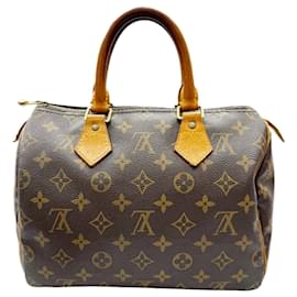 Louis Vuitton-Louis Vuitton Speedy 25 Monogram Handbag-Brown,Monogram