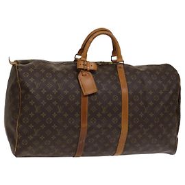 LOUIS VUITTON Monogram Keepall 60 Sac de Boston M41422 LV Auth 117757 Monogramme