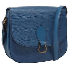 LOUIS VUITTON Borsa a Spalla Epi Saint Cloud GM Blu Toledo M52195 LV Auth BA1445 Blu