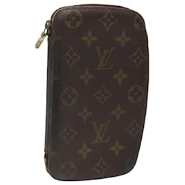 Louis Vuitton-LOUIS VUITTON Monogram Agenda Jeode Travel Case M62950 LV Auth 118384-Monogram